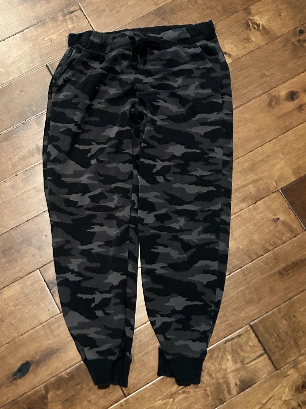 Athleta Black and Charcoal Jogger Sweatpants